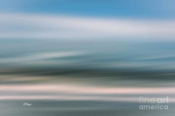 Impressions Art Print featuring the photograph Altered Reality 44 - Impressionistic Sea Scene by DB Hayes