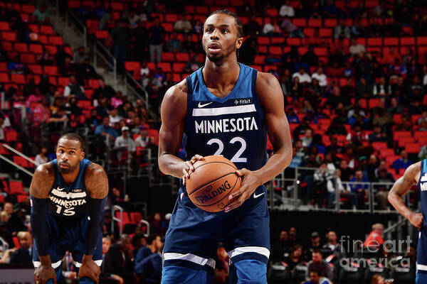 Nba Pro Basketball Art Print featuring the photograph Andrew Wiggins by Chris Schwegler