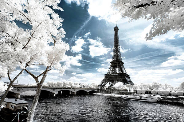 Paris Art Print featuring the photograph Another Look - Paris France by Philippe HUGONNARD