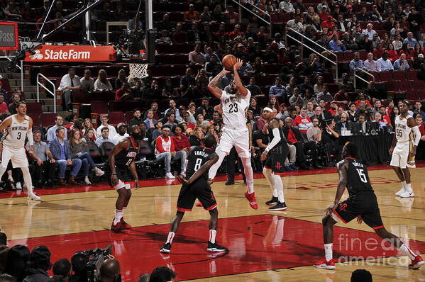 Nba Pro Basketball Art Print featuring the photograph Anthony Davis by Bill Baptist