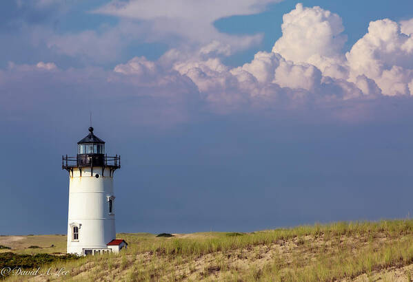 Lighthouse Art Print featuring the photograph Approaching Storm by David Lee