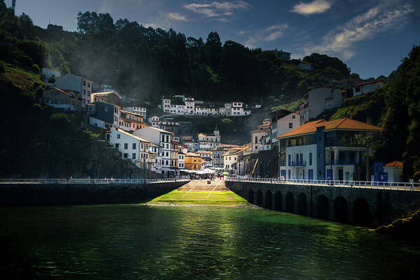Asturias Art Print featuring the photograph Arriving in Cudillero by Micah Offman