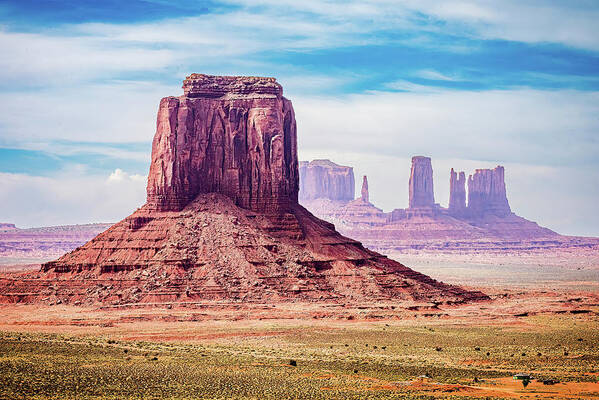 Monument Valley Photography Art Print featuring the photograph Artist's Point by Marla Brown