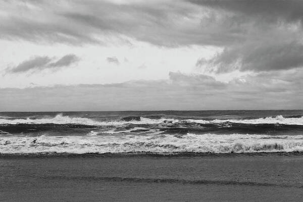 Ocean Waves Art Print featuring the photograph Assiduously by Gina Cinardo
