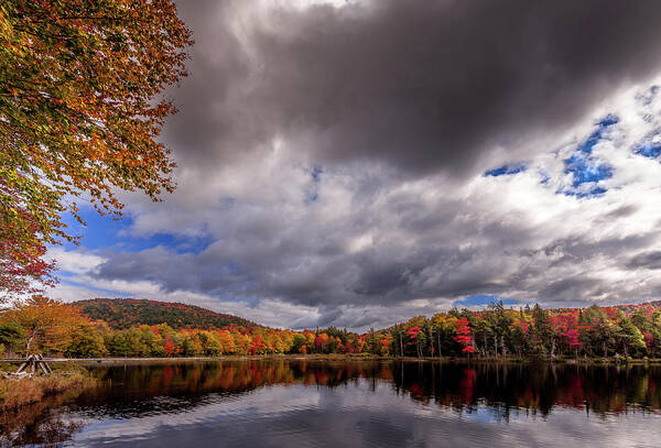 Autumn Day On West Lake Art Print featuring the photograph Autumn Day on West Lake by David Patterson