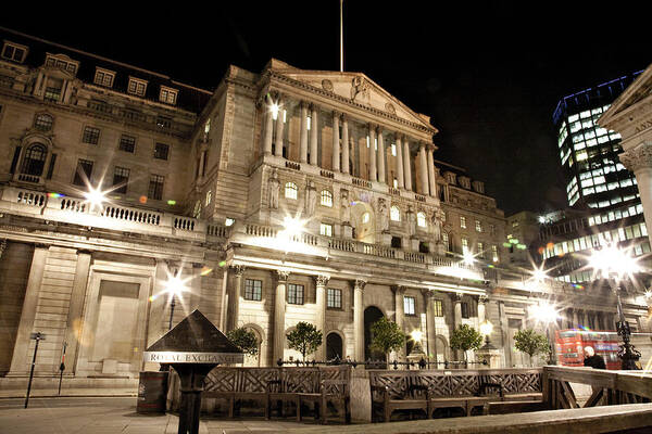 Central Bank Art Print featuring the photograph Bank of England by Henry Donald