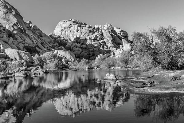 Joshua Tree National Park Art Print featuring the photograph Barker Dam Reservoir by Robert Miller