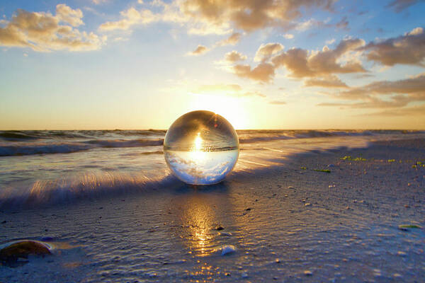 South Florida Art Print featuring the photograph Beach Ball by Nunweiler Photography