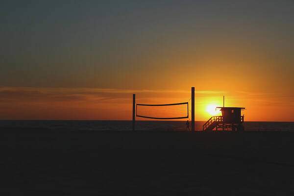 California Art Print featuring the photograph Beach Volley by Alberto Zanoni