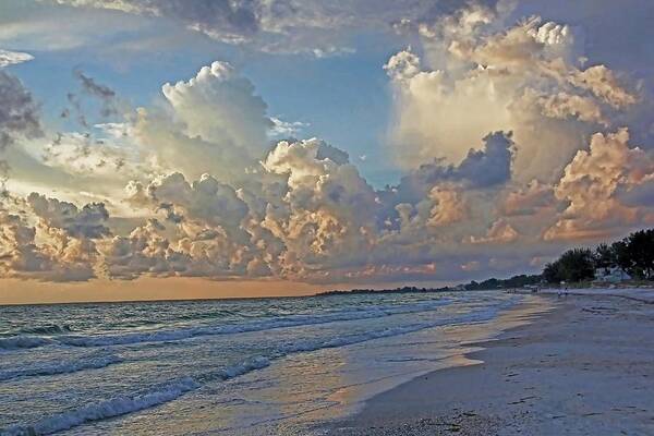 Beach Art Print featuring the photograph Beach Walk by HH Photography of Florida