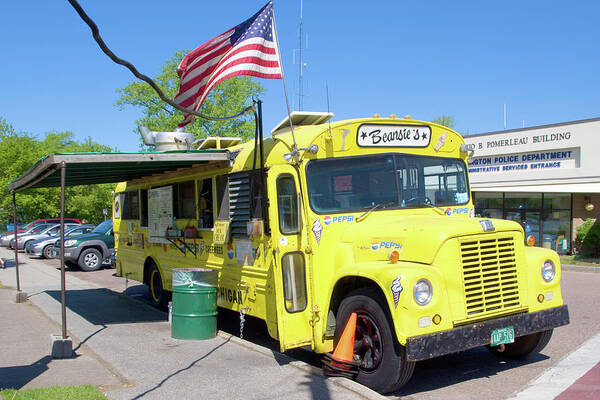 Beansie's Art Print featuring the photograph Beansie's Bus by Rik Carlson