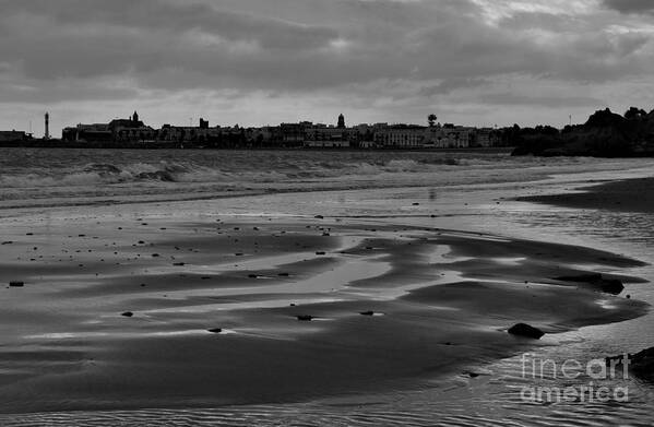 Torre De Merced Art Print featuring the photograph Beautiful Rota Low Tide by Tony Lee