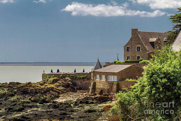 Billiers Art Print featuring the photograph Billiers, Brittany, France by Elaine Teague