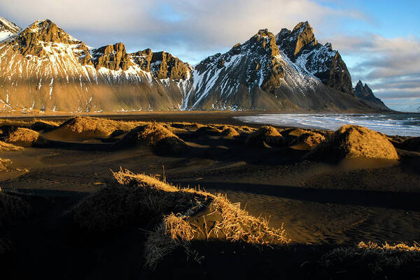Iceland Art Print featuring the photograph The Language Of Light - Black Sand Beach, Iceland by Earth And Spirit