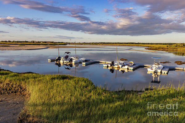 Boats Art Print featuring the photograph Boat Slip by Jim Gillen