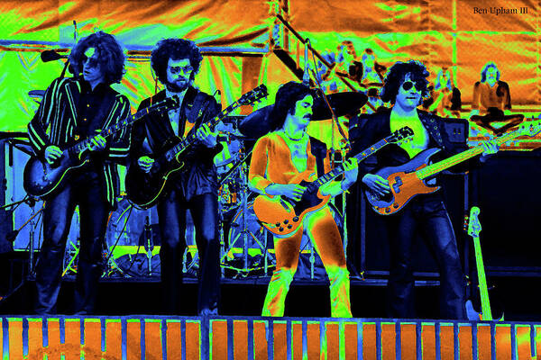 Blue Oyster Cult Art Print featuring the photograph Boc Vra#10 by Benjamin Upham III