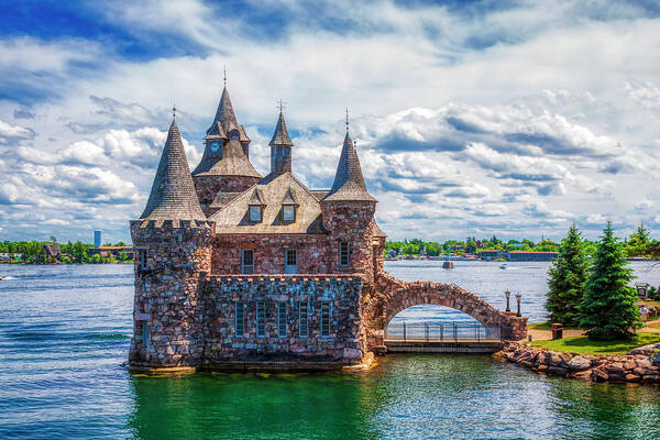 Boldt Castle Art Print featuring the photograph Boldt Castle on St. Laurence river, Ontario, Canada by Tatiana Travelways
