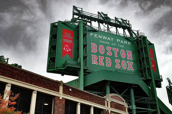 America Art Print featuring the photograph Boston Fenway Park Baseball Stadium by Gregory Ballos