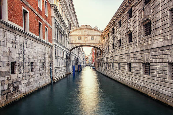 Architecture Art Print featuring the photograph Bridge of Sighs by Manjik Pictures