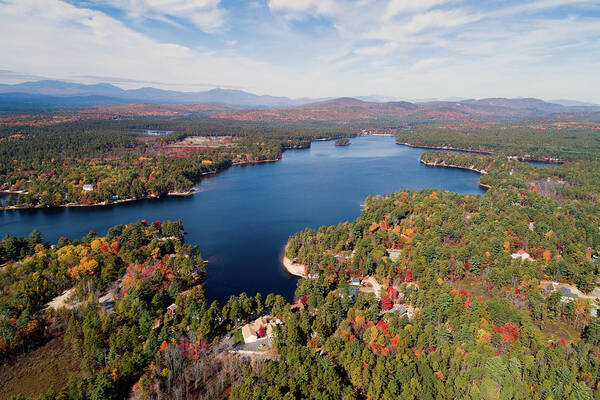 Broad Bay Art Print featuring the photograph Broad Bay Ossippe Lake New Hampshire by John Rowe