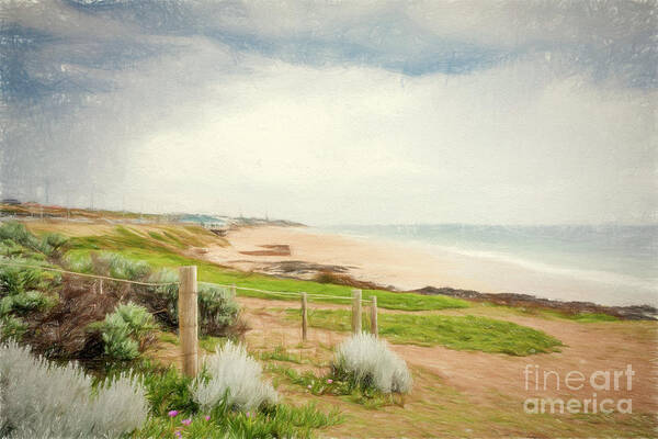 Bunbury Art Print featuring the photograph Bunbury Beach, Western Australia by Elaine Teague