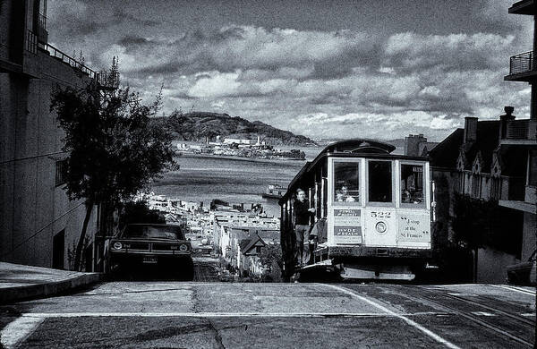 The Buena Vista Art Print featuring the photograph Cable Car by Tom Singleton