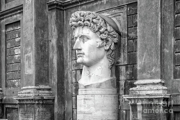 Gaius Julius Caesar Art Print featuring the photograph Caesar Augustus at Vatican Museums by Stefano Senise