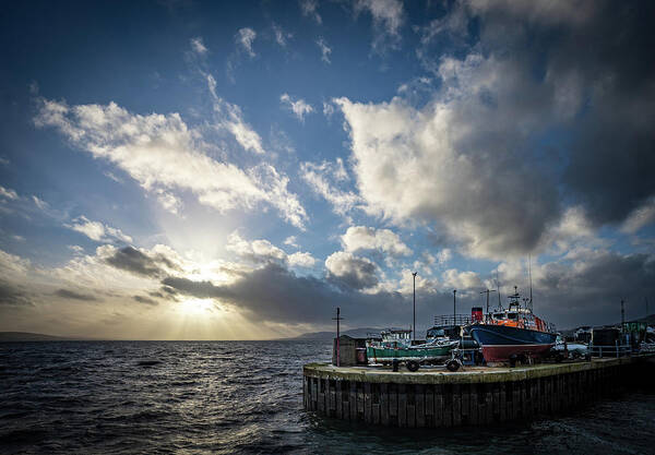 Carrickfergus Art Print featuring the photograph Carrickfergus Harbour 3 by Nigel R Bell