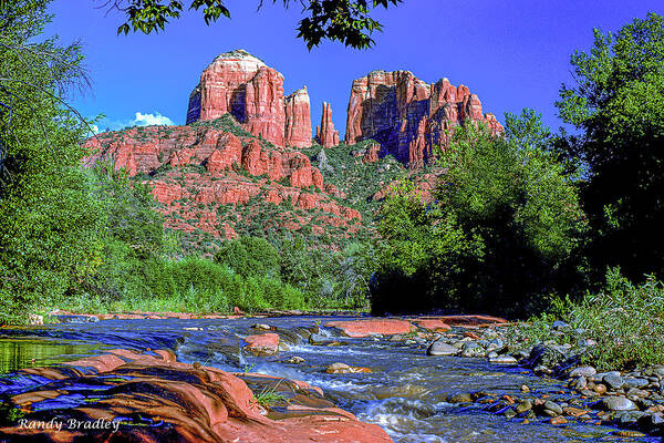 Cathedral Rock Art Print featuring the photograph Cathedral Rock by Randy Bradley