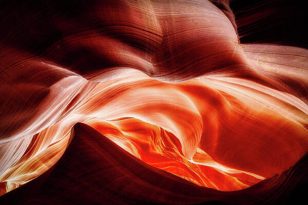 Antelope_canyon Art Print featuring the photograph Cave of Wonders by Bradley Morris