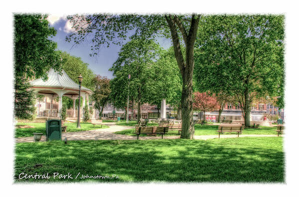 Johnstownpa Art Print featuring the photograph Central Park/Johnstown Pa. by ARTtography by David Bruce Kawchak