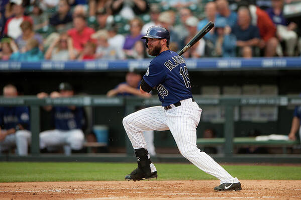 National League Baseball Art Print featuring the photograph Charlie Blackmon by Dustin Bradford