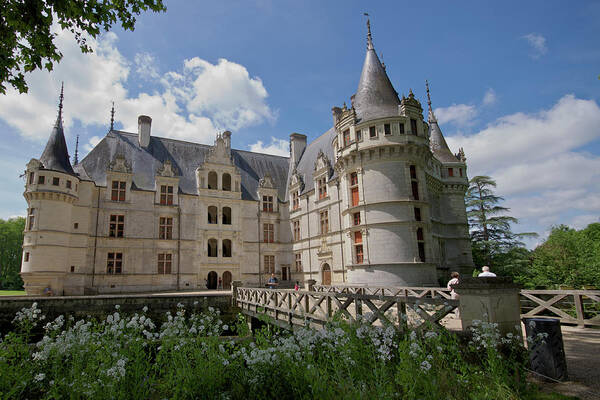 Castle Art Print featuring the photograph Chateau Azay-le-Rideau by Matthew DeGrushe