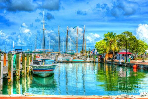 Key West Art Print featuring the photograph Chill in Key West by Debbi Granruth