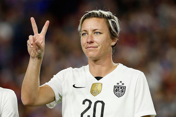 Abby Wambach Art Print featuring the photograph China v United States by Christian Petersen