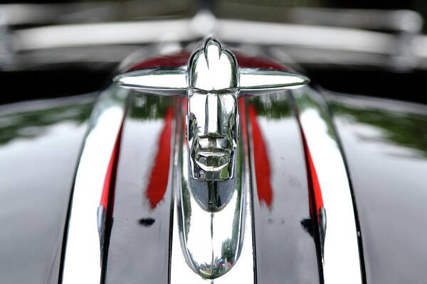 Pontiac Art Print featuring the photograph Chrome Chief by Lens Art Photography By Larry Trager