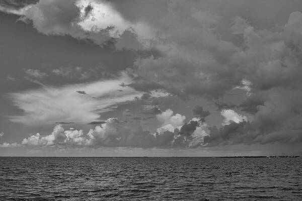 Water Art Print featuring the photograph Clouds Over Charlotte Harbor by Robert Wilder Jr