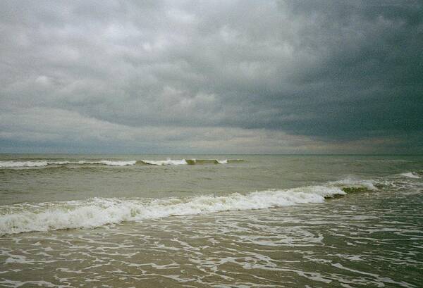 Atlantic Art Print featuring the photograph Clouds Portend the Storm by Carol Whaley Addassi