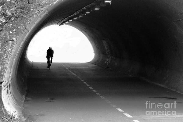 Cycling Art Print featuring the photograph Commute by Kimberly Furey