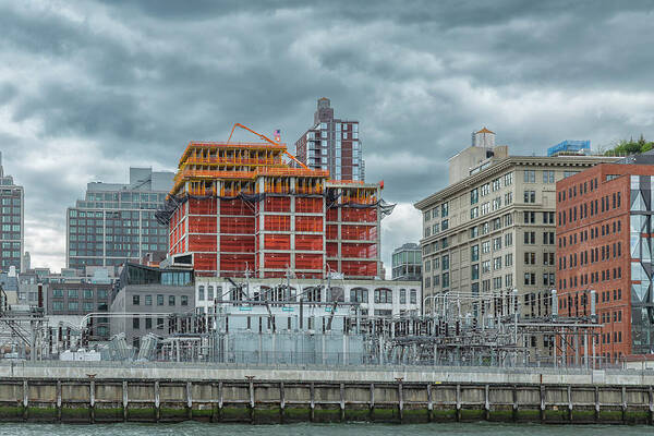 Dumbo Art Print featuring the photograph Construction Continues in DUMBO by Cate Franklyn