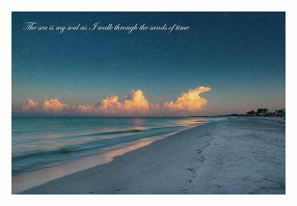 Anna Maria Island Art Print featuring the photograph Coquina Beach Morning by ARTtography by David Bruce Kawchak