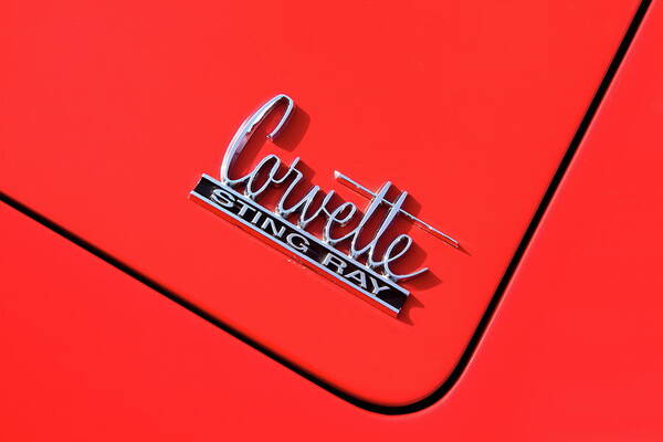 Chevrolet Art Print featuring the photograph Corvette Lines by Lens Art Photography By Larry Trager