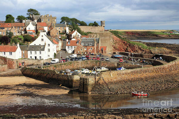 Crail Art Print featuring the photograph Crail Harbour by Bryan Attewell