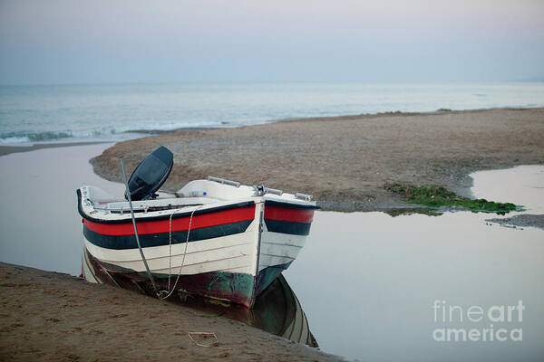 Crete Art Print featuring the photograph Crete - Fishing Boat IV by Rich S