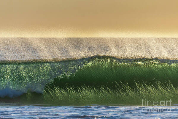 Wave Art Print featuring the photograph Crystal Clear Wave by Rich Cruse