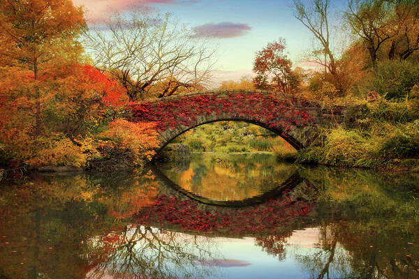 Bridge Art Print featuring the photograph Dawn at Gapstow by Jessica Jenney