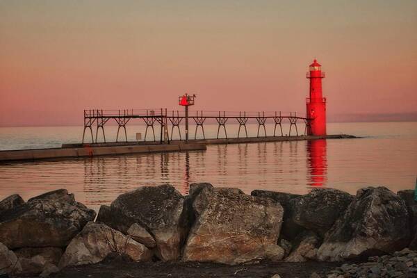 Algoma Art Print featuring the painting Day's End by Windshield Photography