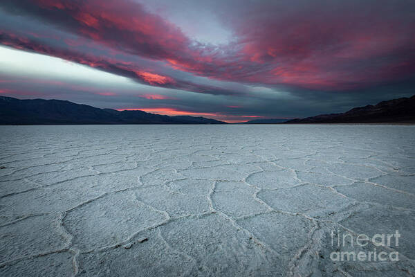 Death Valley Art Print featuring the photograph Deathly Sunset by Erin Marie Davis