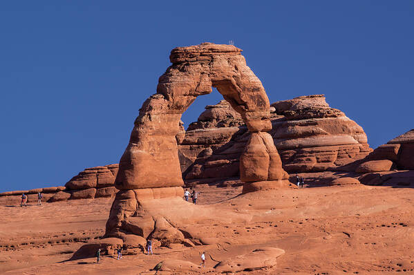 Arch Art Print featuring the photograph Delicate Arch - 8574 by Jerry Owens