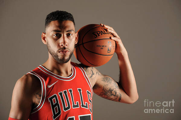 Media Day Art Print featuring the photograph Denzel Valentine by Randy Belice